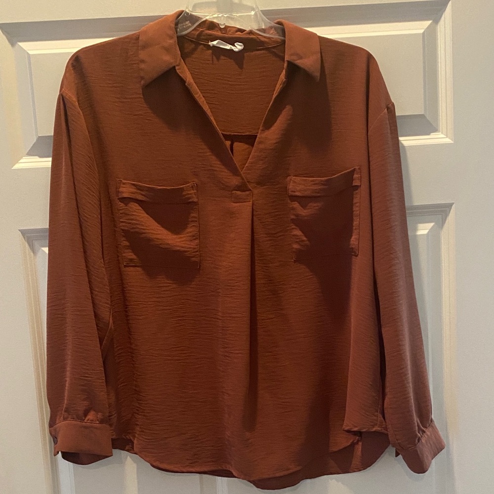 Lush Terracotta Blouse